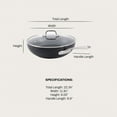 thumbnail image 2 of All-Clad HA1 Expert Cookware, Nonstick Chef's Pan with Lid, 12 inch, 2 of 8