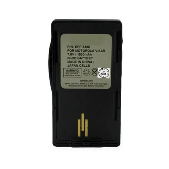 Batteries N Accessories BNA-WB-EPP-7395 2-Way Radio Battery - Ni-CD, 7.5V, 1200 mAh, Ultra High Capacity Battery - Replacement for Motorola NTN7395A Battery