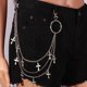 thumbnail image 4 of Cadena Jeans 3 Capas - Cadena Cartera Decorativa Cadena Pantalones Cadena Cinturón Biker, 4 of 7