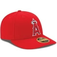 thumbnail image 3 of Men's New Era Red Los Angeles Angels Alt Authentic Collection On-Field Low Profile 59FIFTY Fitted Hat, 3 of 5