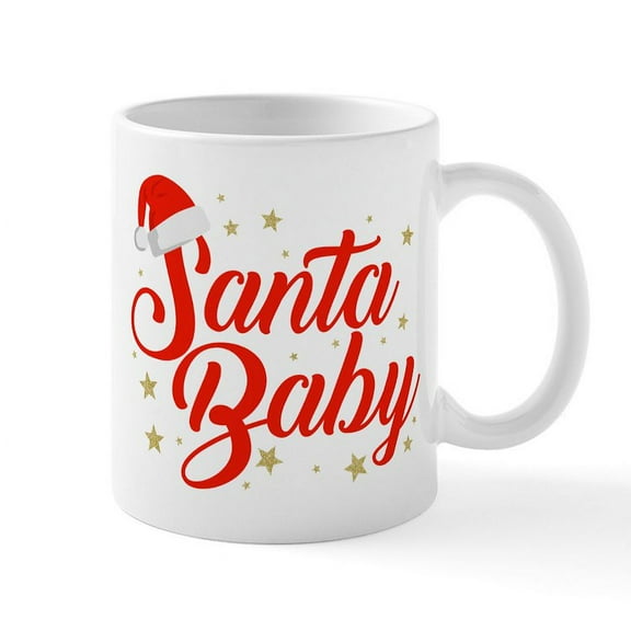 CafePress - Santa Baby - 11 oz Ceramic Mug - Novelty Coffee Tea Cup