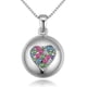 thumbnail image 2 of Dije con Cadena OCEAN HEART  AC18-158, 2 of 2