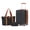 Black, variant on WEPLUS 20" Expandable Carry-On Luggage Set 3-Piece with Duffel Bag and Toiletry Bag