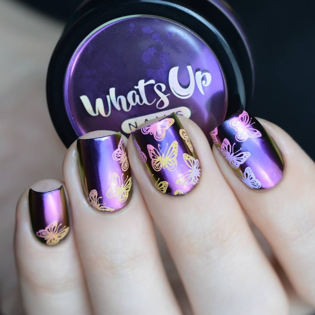 Whats Up Nails - Ocean Powder Magic Color Shifting Pigment with Multi Chrome Mirror Effect