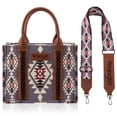 thumbnail image 1 of Bolso de mano Montana West Wrangler Aztec para mujer WG2203-8120SLV, 1 of 6