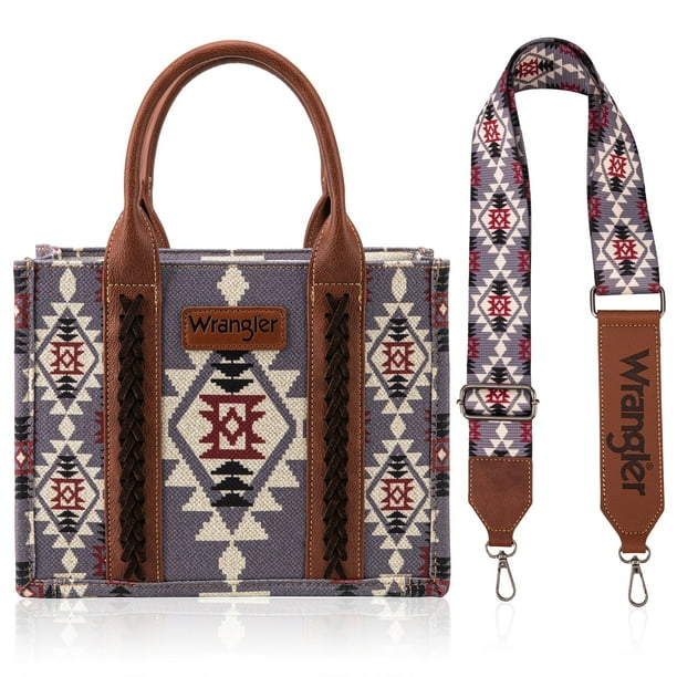 Bolso de mano Montana West Wrangler Aztec para mujer WG2203-8120SLV