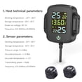 thumbnail image 3 of Tpms Para Motocicletas Sistema de monitoreo de presión de neumáticos TPMS para motocicletas con cargador USB QC 3.0, 3 of 9