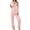 B-Pink, variant on Womens Pajamas Sets Fall Soft Pjs Lounge Sets Long Sleeve Button Down Tops and Pants 2 Piece Outfits Ladies Lace Sleepwear