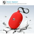 thumbnail image 3 of Fintie Silicone Case for New Beats Studio Buds, Shockproof Earbuds Cover with Keychain Carabiner, Support Wireless Charging (Red), 3 of 7