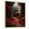 thumbnail image 2 of Designart "Ship Of Buccaneer Rogues" Pirate Floater Framed Wall Decor, 2 of 5