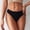 Black, variant on Women’S Soft Comfortable No Show Briefs Low Rise Breathable Daily Panties Portable Disposable Briefs