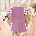 thumbnail image 2 of Toddler Baby Girl Summer Casual Outfit Sets Daddy's Mini Kids Trendy Clothes, 2 of 5