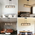 thumbnail image 5 of Miumaeov Industrial Light Fixture Height Adjustable Hanging Pendant Lamp 5 Lights E26 for Living Rooms Dining Room Corridors Entrances Porches Restaurants, 5 of 12