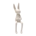 thumbnail image 2 of Dserhfy Bunny Statue Modern Sitting Bunny Figurine Easter Rabbit Sculpture for Home Living Room Office Table Shelf TV Cabinet Decor, 2 of 7