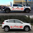 thumbnail image 2 of 2Pcs Car Side Body Stickers Red Mountain Decals Tree Forest Custom PVC Graphic Car Decals Accessories, 2 of 6