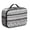 Black-64, variant on Geometric Lunch Tote – Pastoral Style Symmetrical Pattern Insulated Lunch Bag for Preschool and Elementary School Use