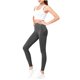 thumbnail image 2 of Pantalones de yoga para mujer, ajustados, de cintura alta, con realce de cadera, a rayas, con rosca, para uso externo., 2 of 8