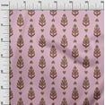 thumbnail image 2 of oneOone Polyester Lycra Fabric Leaves & Paisley Block Print Fabric By Yard 56 Inch Wide, 2 of 4