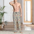thumbnail image 2 of Fotbe Paisley Floral 5 Pantalones de Pijama para Hombre, Pantalones de Dormir, Pantalones de Casa con Cintura Ajustable y Bolsillos-3X-Large, 2 of 6