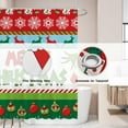 thumbnail image 3 of Christmas shower curtain bathroom decor shower curtain 72"x 72", 3 of 7