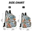 thumbnail image 3 of Casual Winter Scene with Animals Cabin Backpack for School,College and Travel, Water Resistant Bookbag,, 3 of 7
