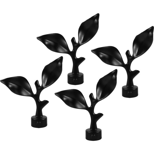 IFANLANDOR 4 Pcs Embouts Décoratifs en Forme de Tringle à Rideau pour Propriétaires