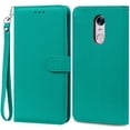 thumbnail image 1 of For Xiaomi Redmi 5 Plus Case Redmi 5 Shockproof Wallet Flip Case for Xiomi Redmi 5 plus 5plus Phone Cases Leather Fundas Shell Cyan -Strap For Redmi 5 Plus, 1 of 6