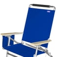 thumbnail image 2 of Copa Big Tycoon 4 Position Folding Aluminum Beach Lounge Chair, Blue, 2 of 4