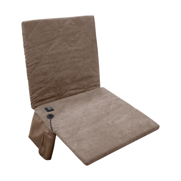 Soidarity Cojín de asiento con calefacción con 3 modos, mantente caliente al aire libre, transpirable, para acampar al aire libre, senderismo carpas caqui