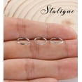 thumbnail image 4 of 3pcs Nose Rings Hoops - 316L Surgical Steel Hinged Nose Hoops 16G/18G/20G Clicker Septum Nose Ring Lip Helix Cartilage Hoop Earring Daith Rook Conch Body Piercing Jewelry for Women Men 8mm 10mm, 4 of 5
