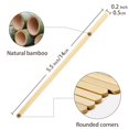 thumbnail image 4 of Boesma 500Pcs Bamboo Coffee Stirrers Individually Wrapped â€“ Coffee Stir Sticks 5.5 Inch, Stir Sticks For Coffee Bar, Disposable Stir Sticks for Coffee and Cocktail, 4 of 4