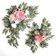 thumbnail image 1 of 2 piezas de flores artificiales para arco de boda, flores artificiales para ceremonia de boda, letrero para arco para boda, estilo 1, 1 of 5