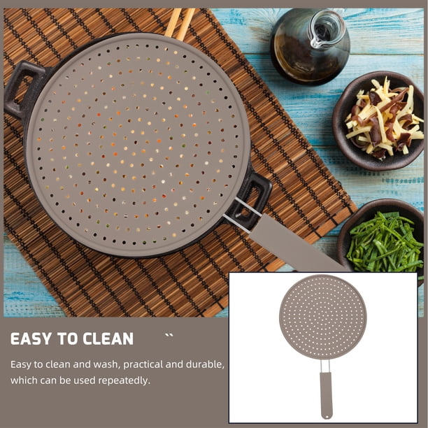 Nestingho De Silicona Antisalpicaduras Para Ollas Cocina Hogar Con Gancho Para Colgar
