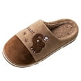 thumbnail image 5 of Dakaela Plush Animal Slippers for Women Men Winter Warm Couple House Shoes Non Slip Bedroom Slides, 5 of 6