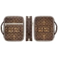 thumbnail image 2 of Xoenoiee Cross Floral Star Pattern Bible Covers for Women Men God is Within Her Quilted Bible Case Bible Bag Bible Accessories with Handle and Zippered Pocket Bible Tote Bag for Kids, 2 of 7