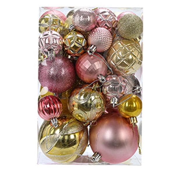 Adornos de bolas de Navidad Adornos navideños inastillables Decoraciones determinadas para bolas de árbol de Navidad