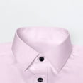 thumbnail image 4 of QATAINLAV Men's Stretch Wrinkle Free Dress Shirts Slim Fit Long Sleeve Button Down Shirt Wedding Prom Formal Tops Business Casual Outfits Pink M Ofertas en Walmart, 4 of 6
