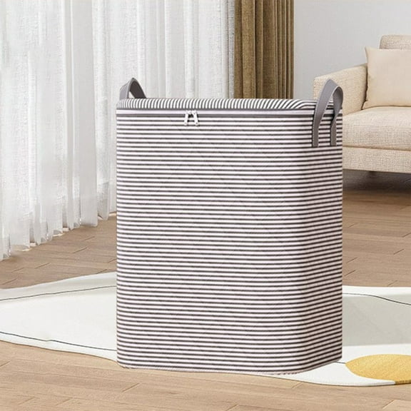 xgfhyjeh Cloth Storage Bins Organizer with Lids, Foldable Clothes Storage Bags, Extra Large Capacity Closet Wardrobe Storage Box for Clothing Blanket Bedding, Toy Containers Chest