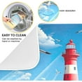 thumbnail image 2 of Lighthouse Dish Drying Mat, Absorbent Microfiber Pad Protector For Kitchen Counter Top Mat Dish Drainboard 18x24in, 2 of 7