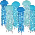 thumbnail image 2 of CHOK 6Pcs Jellyfish Paper Lanterns Unique Theme Design Party Decorations Handcrafted Artistry Ocean Party Decorations, 2 of 3