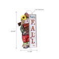 thumbnail image 3 of Mdf Scarecrow Hanger With Sign (Hello Fall), 3 of 3