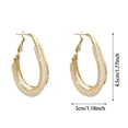 thumbnail image 2 of Pendientes de aro con circonita para mujer y niña, joyería de plata 925, cumpleaños, San Valentín, 2 of 7