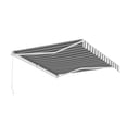 thumbnail image 6 of ALEKO 12' x 10' Manual Retractable Black Patio Awning Sunshade, 6 of 6