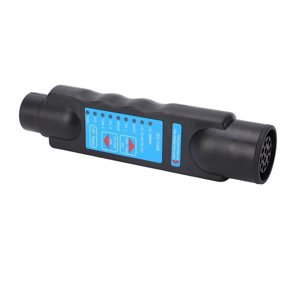 YAHHU 13-Pin Trailer Plug Tester 12V Car Trailer Towing Wiring Circuit Tester Automotive Diagnostic Tool with LED Indicator For Towing Vehicles And Motorhomes Detection
