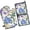Butterfly and Flower, variant on Colorful Floral Pattern Kitchen Oven Mitt and Pot Holder Sets 2 Pcs for Baking, Cooking and Grilling, Heat Resistant Up To 392 °F