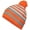 Orange, variant on Sportswear OS Spirit Pom Beanie Purple/Heather Grey/White 223815