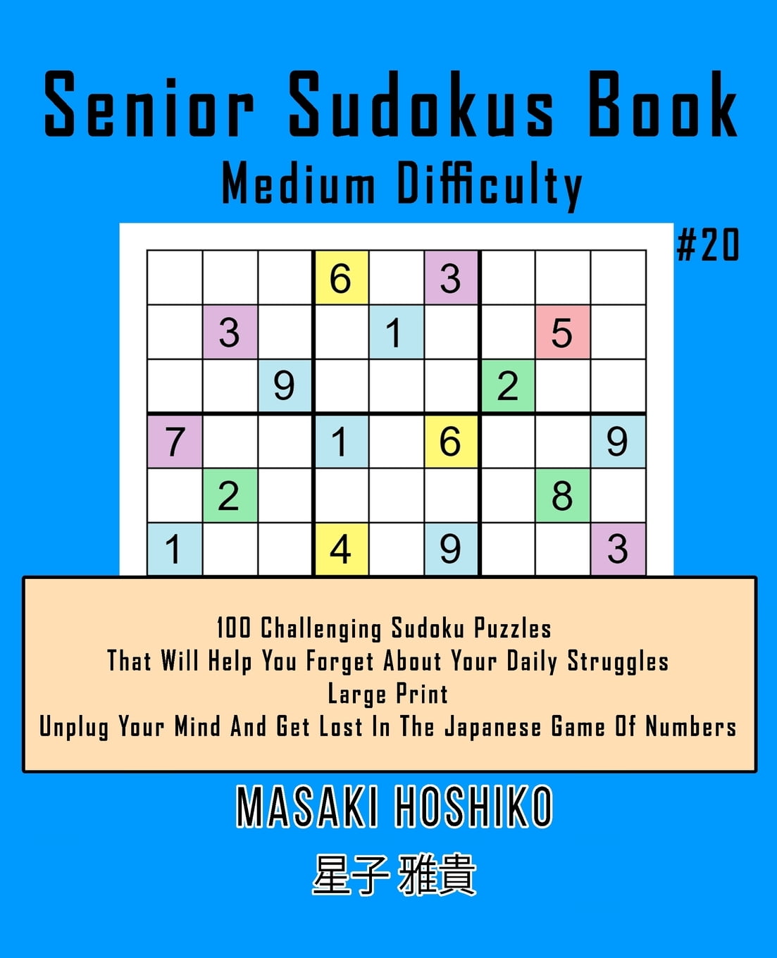 senior sudokus book medium difficulty 20 100