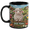 Black, variant on Lotusprint LLC Personalized Cute Sheep Floral Ceramic Mug, Farm Animal Coffee Cup, Rustic Cottage Flower Drinkware Gift