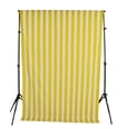 thumbnail image 4 of Cotton Curtain Stripe Print 58 Inch Wide /2 Inch Stripe Yellow and White, 4 of 4