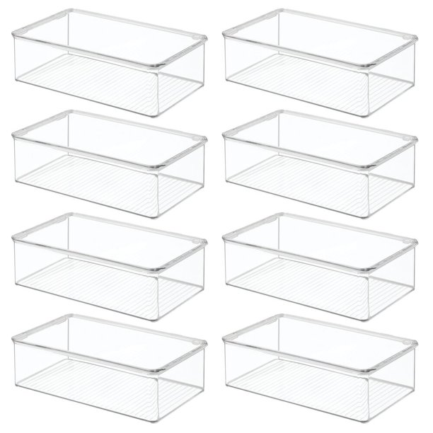 clear stackable kitchen storage